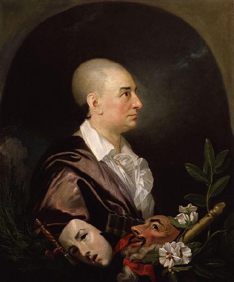 Johann Zoffany David Garrick oil painting picture